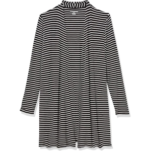 Amazon Essentials Women's Long-Sleeve Open-Front Relaxed Jersey Cardigan