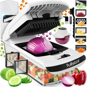 Fullstar All-in-One Multi-Blade Vegetable Chopper and Mandoline Slicer