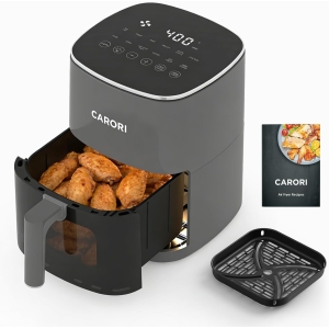 CARORI 6-Quart Air Fryer Oven with ClearView Window & 12 One-Touch Presets
