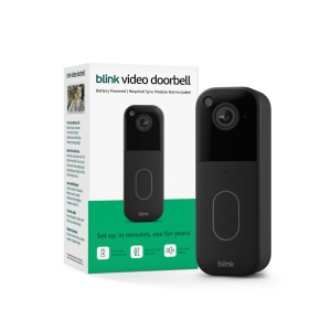 Blink Video Doorbell – Head-to-toe HD view, two-year battery life, and simple setup. Required Sync Module not included