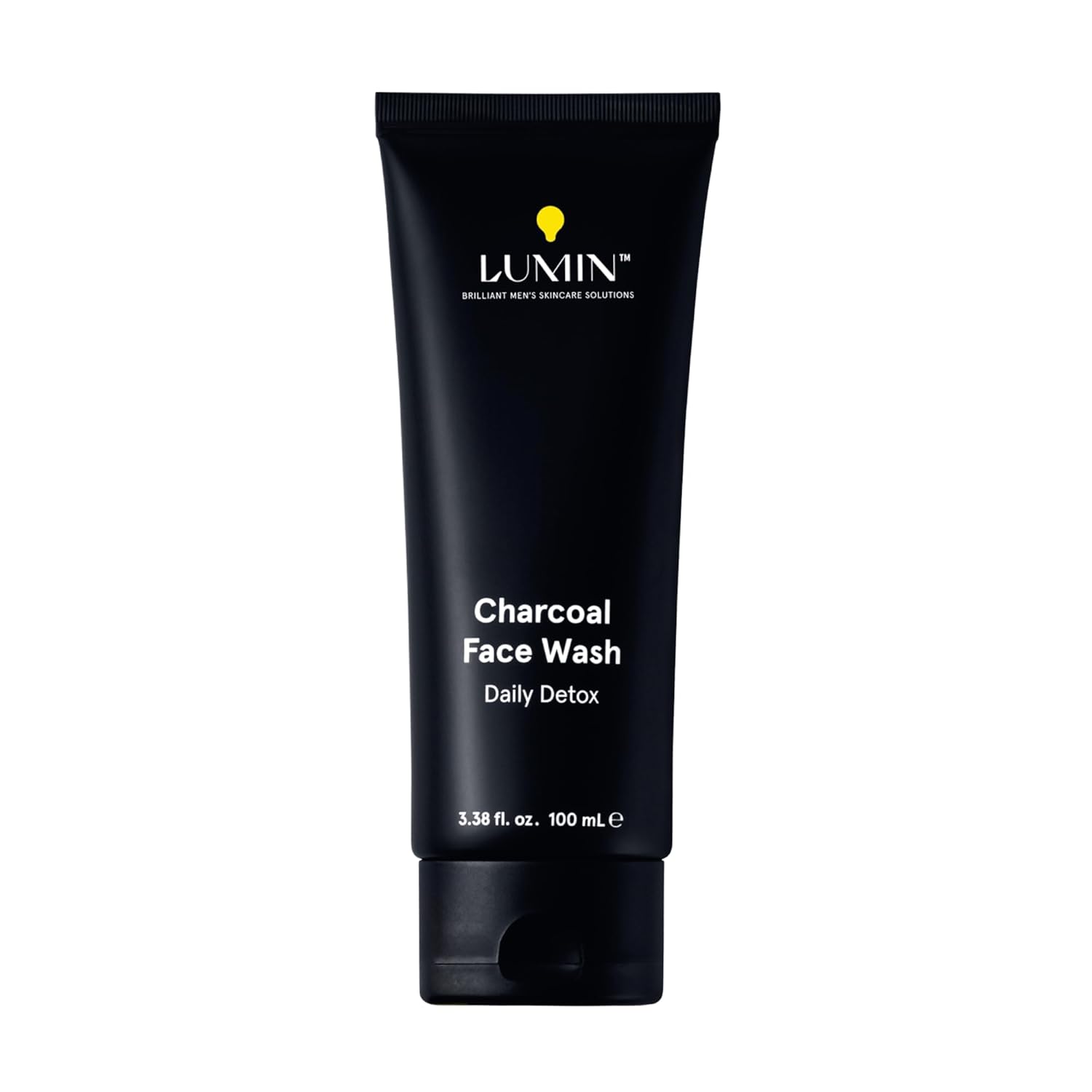 Lumin Charcoal Face Wash for Men – Advanced Daily Detox Cleanser & Pore Unclogging Matrix