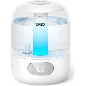 DREO 3L Top-Fill Ultrasonic Cool Mist Humidifier – Smart Auto-Humidity Bedroom & Nursery Ecosystem