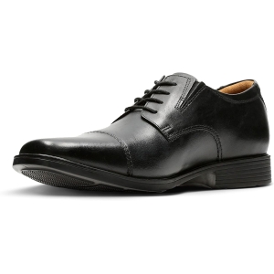 Clarks Men's Tilden Premium Leather Dress Boots – Cushion Soft OrthoLite Formal Comfort Classics