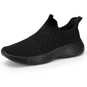 MRIP Men's Precision Slip-On Walking Shoes – Lightweight Cushion Breathable Gym & Running Sneakers