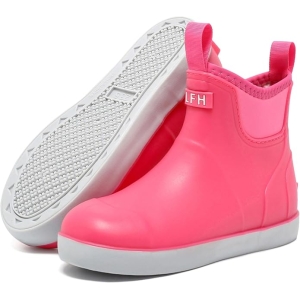 Titan-Grip Women's Waterproof Ankle Deck Boots – Anti-Slip Rubber Marine, Garden & Fishing Rain Boots