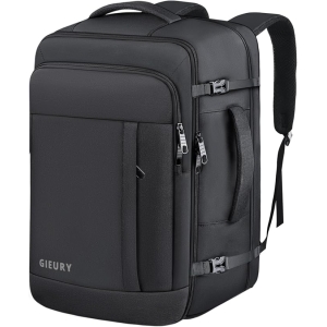 Voyager 50L Max Expandable Travel Backpack – TSA 180° Lay-Flat Flight Approved Carry-On Tech Pack